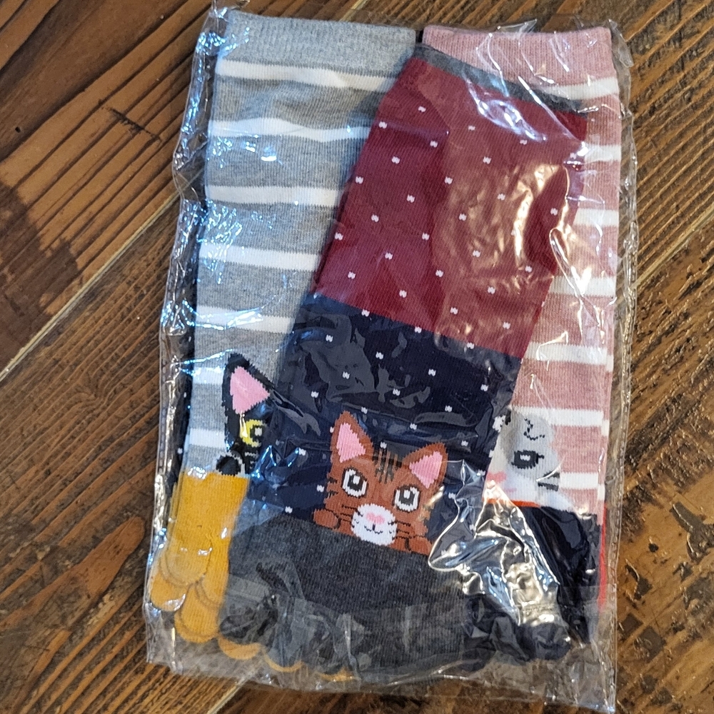 Animal Pattern Socks Set - Multicolor